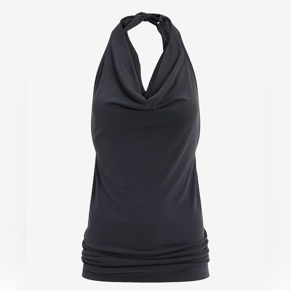 Express Halter Open Back Tank